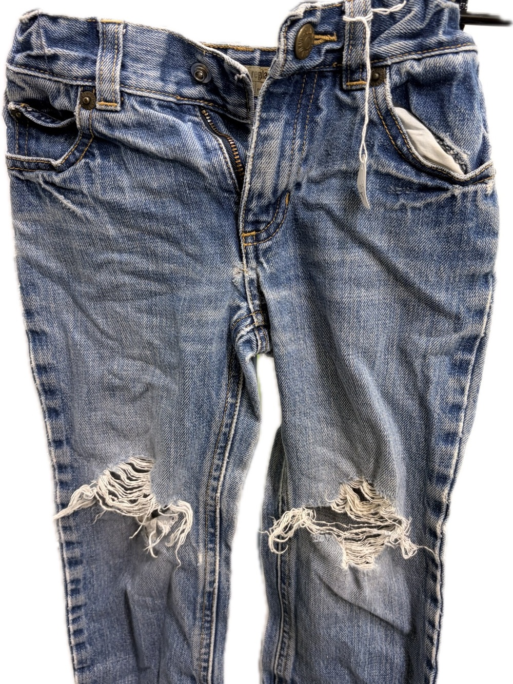 Old Navy Light Blue Distressed Kids Jeans